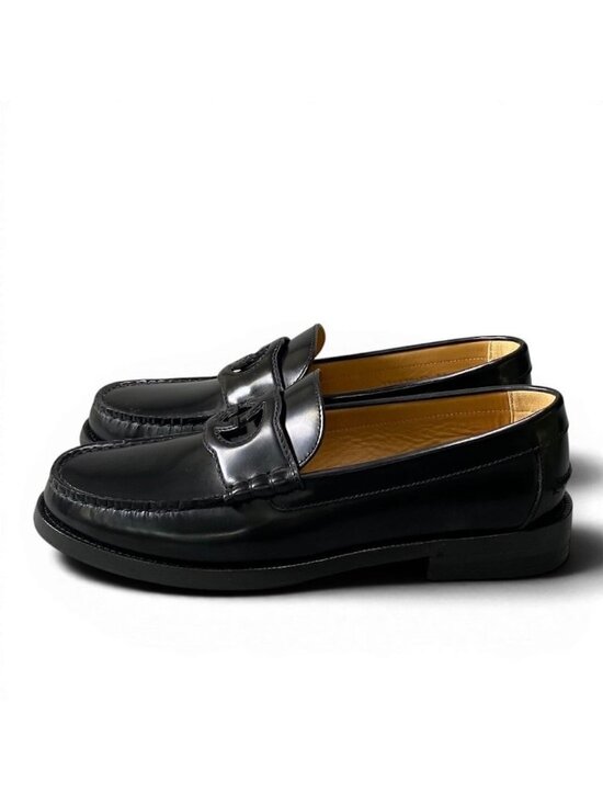 Gucci Interlocking GG Logo Loafers Shoes Dress Leather main image 5